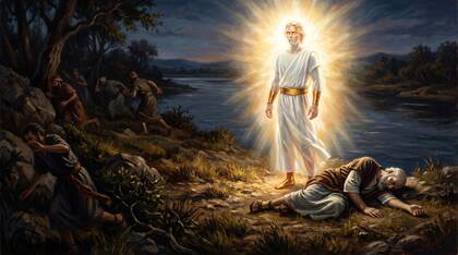 The Glorious Man Appears to Daniel by the Tigris