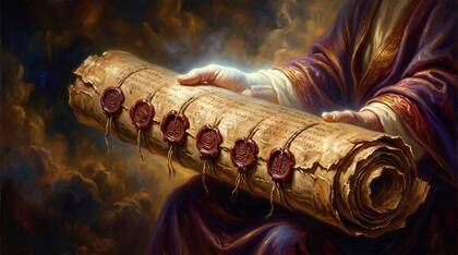 The Sealed Scroll in the Father's Right Hand