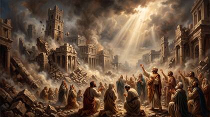 The Earthquake and the Fallen City